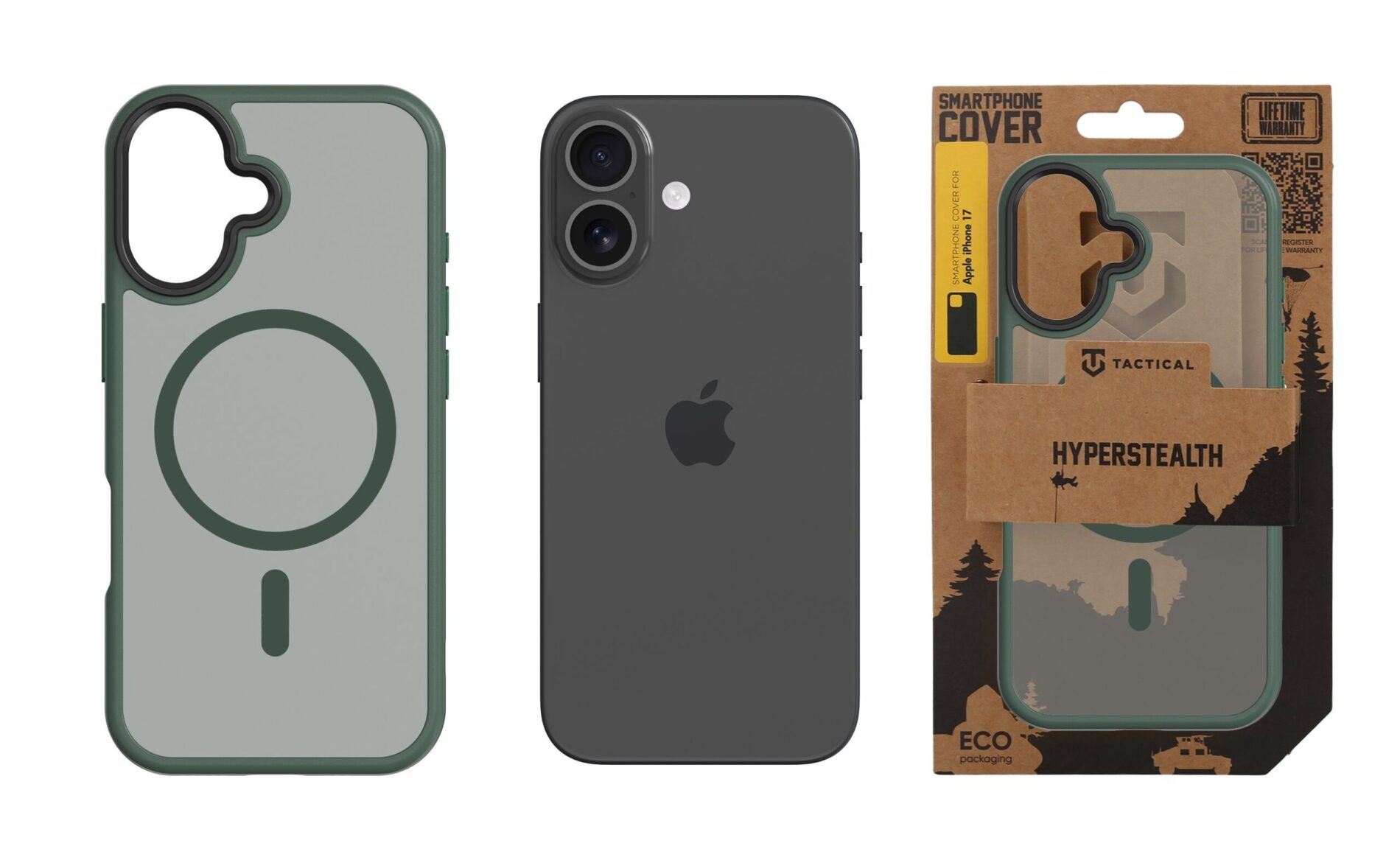Tactical MagForce Hyperstealth Kryt pro iPhone 17 Forest Green - Obrázek 4