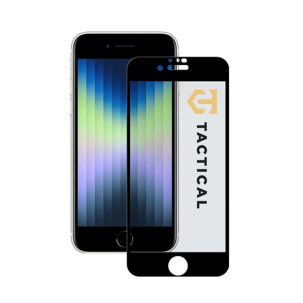 Tactical Glass Shield Privacy Stealth 5D sklo pro Apple iPhone 7/8/SE 2020/SE 2022 Black - Obrázek 2