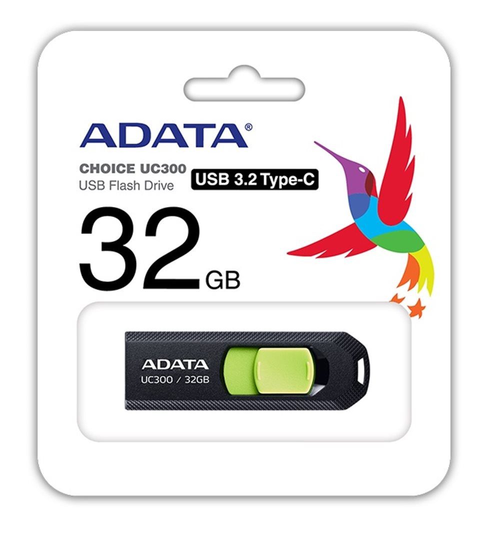 ADATA UC300 32GB USB 3.2 USB-C Černá