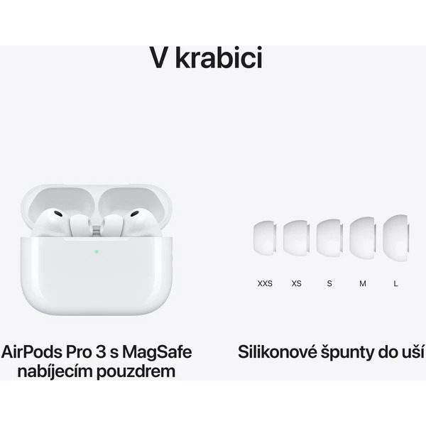 Apple AirPods Pro 3 s MagSafe pouzdrem (USB-C) - Obrázek 4