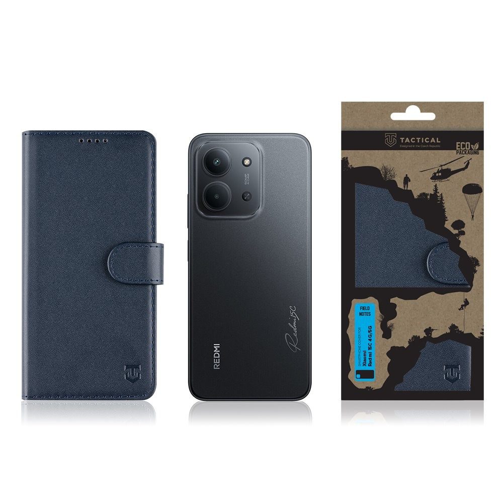 Tactical Field Notes pro Xiaomi Redmi 15C 4G/5G Blue - Obrázek 4