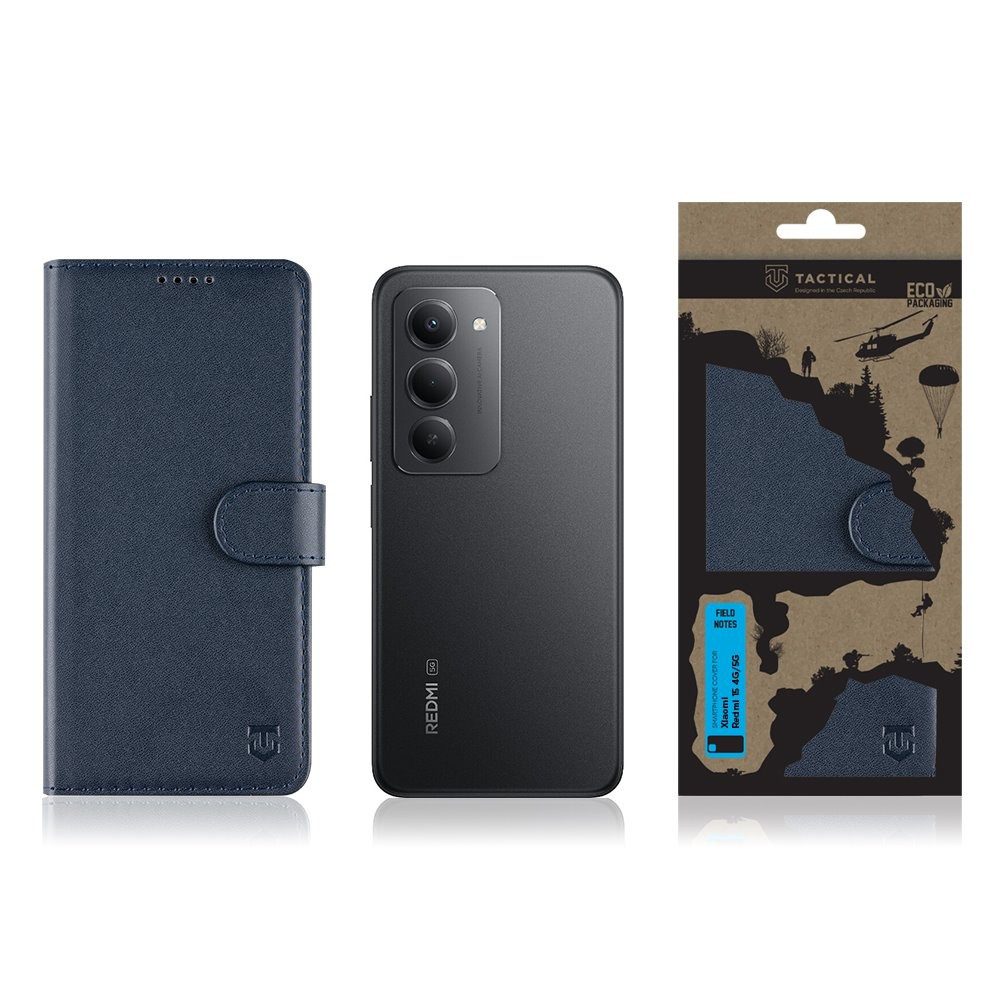 Tactical Field Notes pro Xiaomi Redmi 15 4G/5G Blue - Obrázek 4
