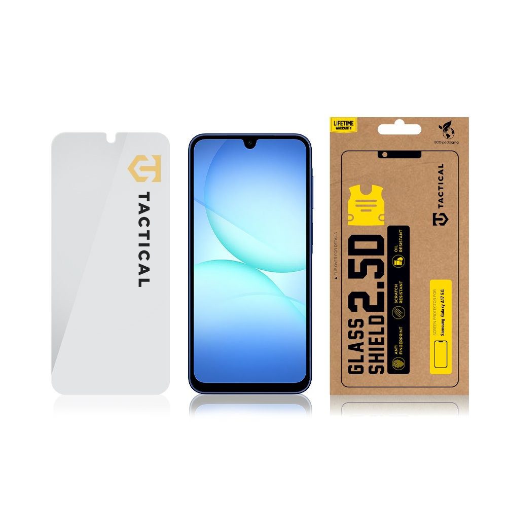 Tactical Glass Shield 2.5D sklo pro Samsung Galaxy A17 4G/5G Clear - Obrázek 4