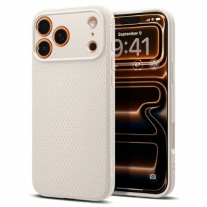 Kryt SPIGEN Liquid Air pro Iphone 17 Pro Max - Natural Titanium