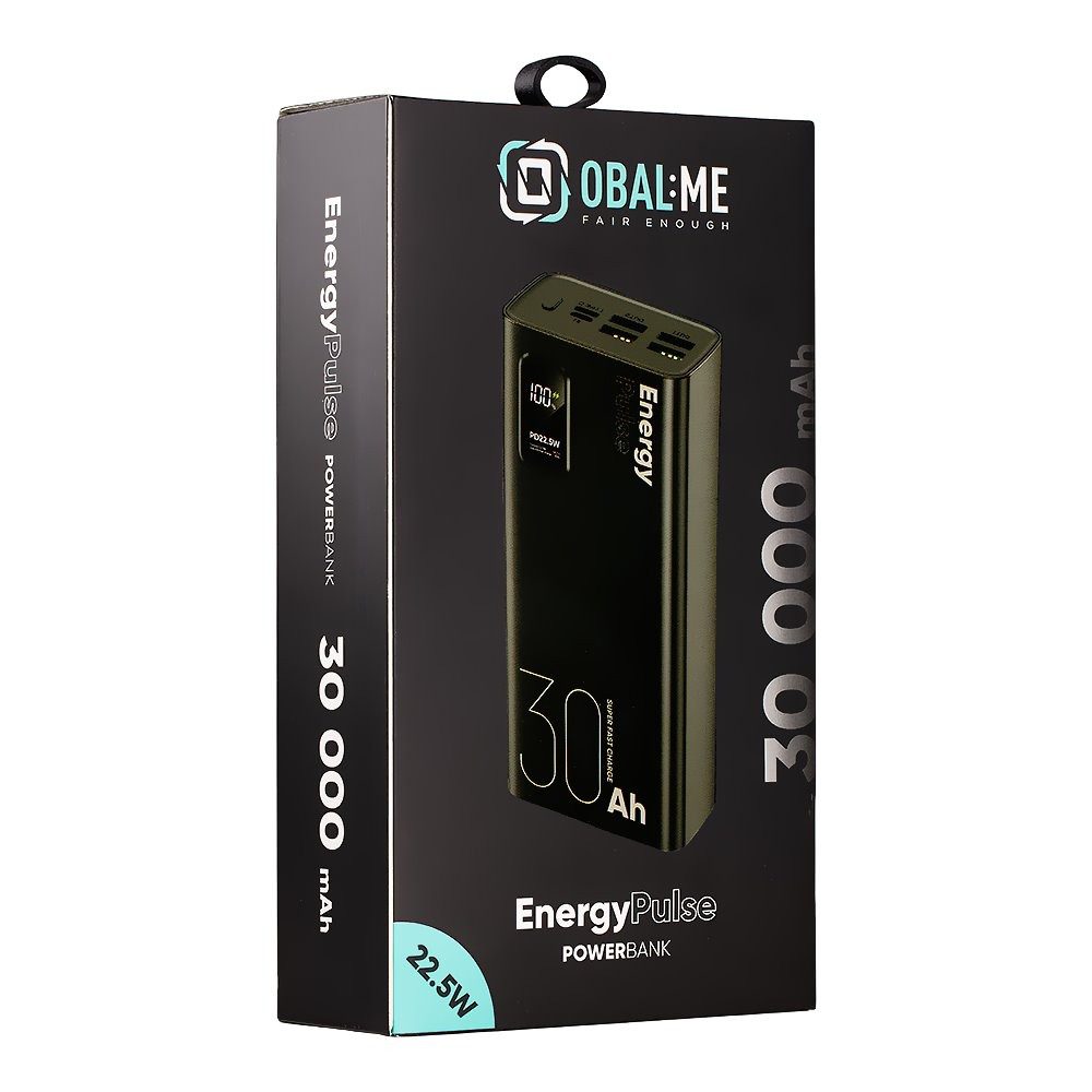OBAL:ME EnergyPulse Powerbanka 30000mAh 22.5W Black - Obrázek 7