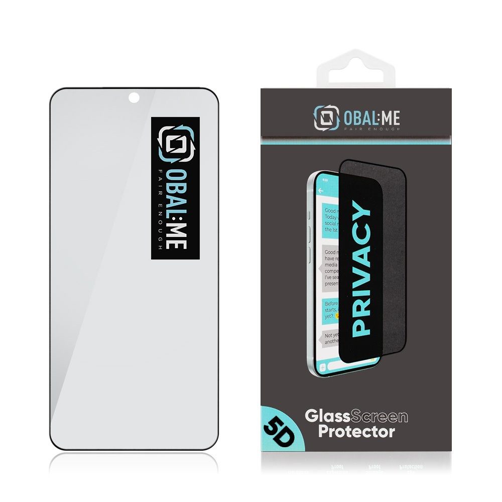 OBAL:ME Privacy 5D Tvrzené Sklo pro Samsung Galaxy S24/S25 Black - Obrázek 4