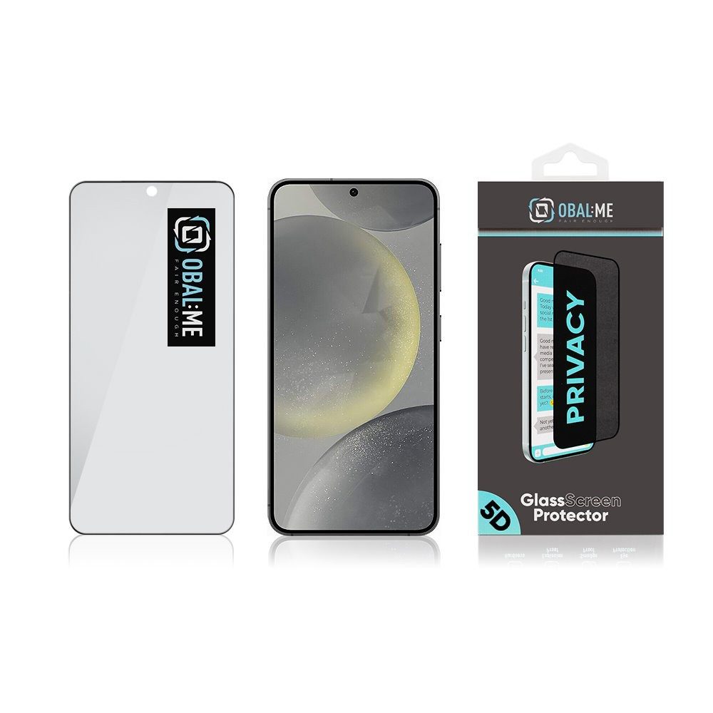 OBAL:ME Privacy 5D Tvrzené Sklo pro Samsung Galaxy S24/S25 Black - Obrázek 5