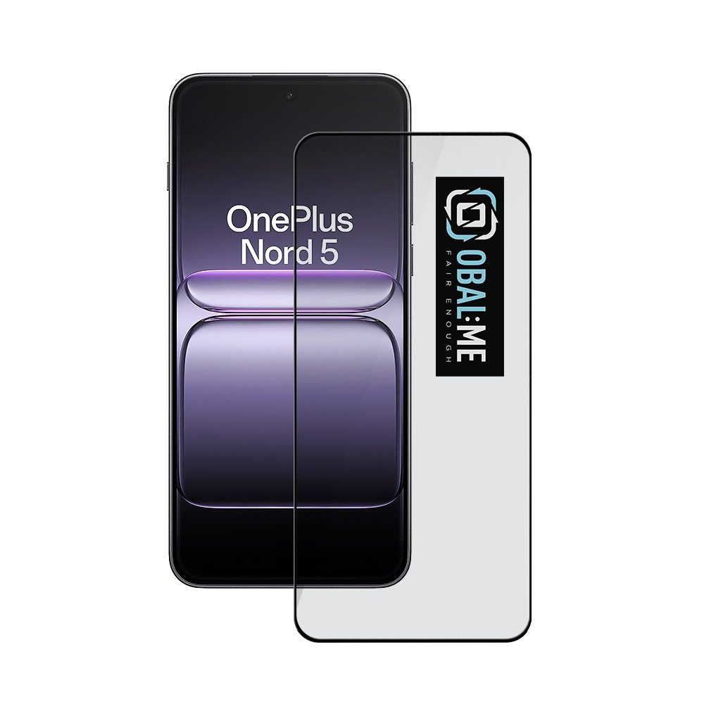 OBAL:ME 5D Tvrzené Sklo pro OnePlus Nord 5 Black - Obrázek 2