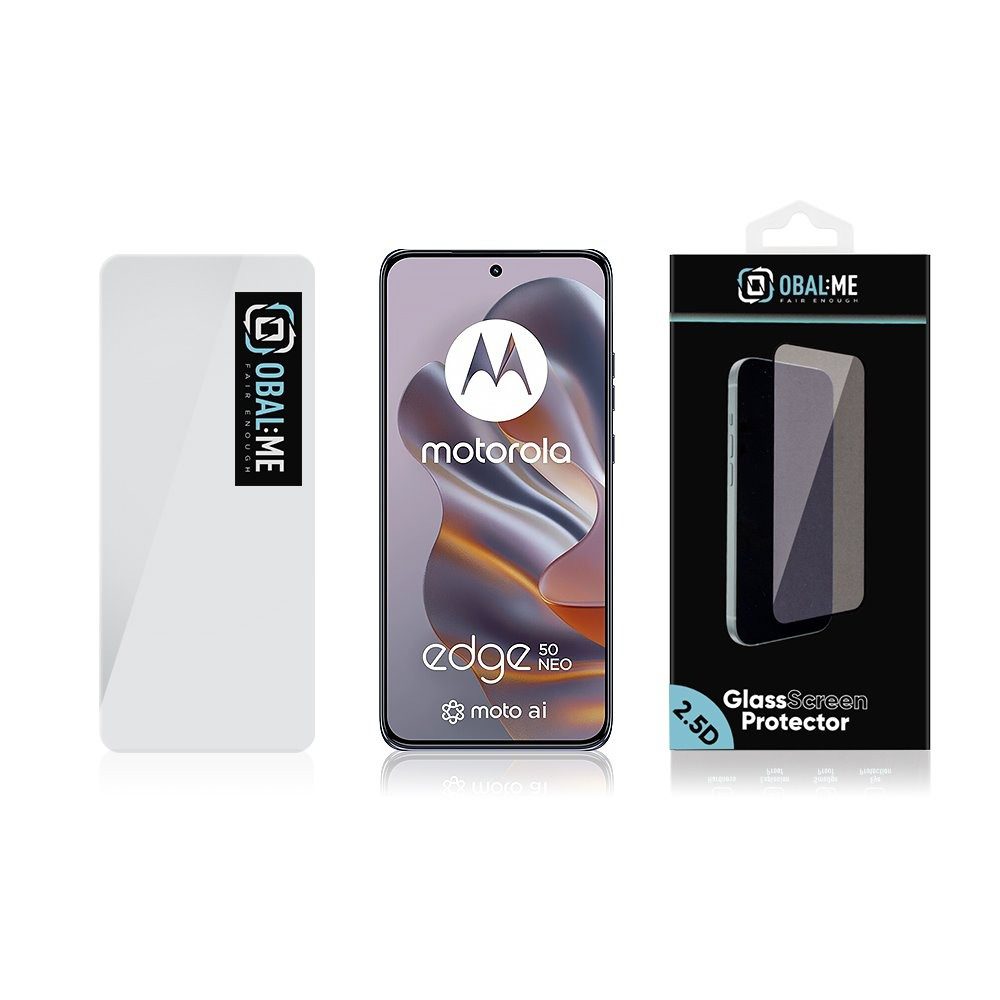 OBAL:ME 2.5D Tvrzené Sklo pro Motorola Edge 50 Neo/60 Neo Clear - Obrázek 3