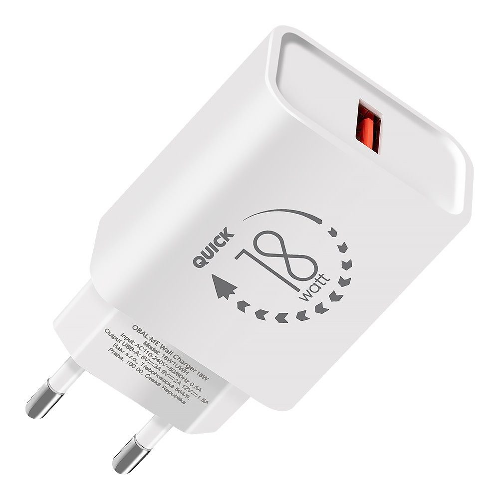 OBAL:ME Cestovní Nabíječka USB-A 18W White - Obrázek 2