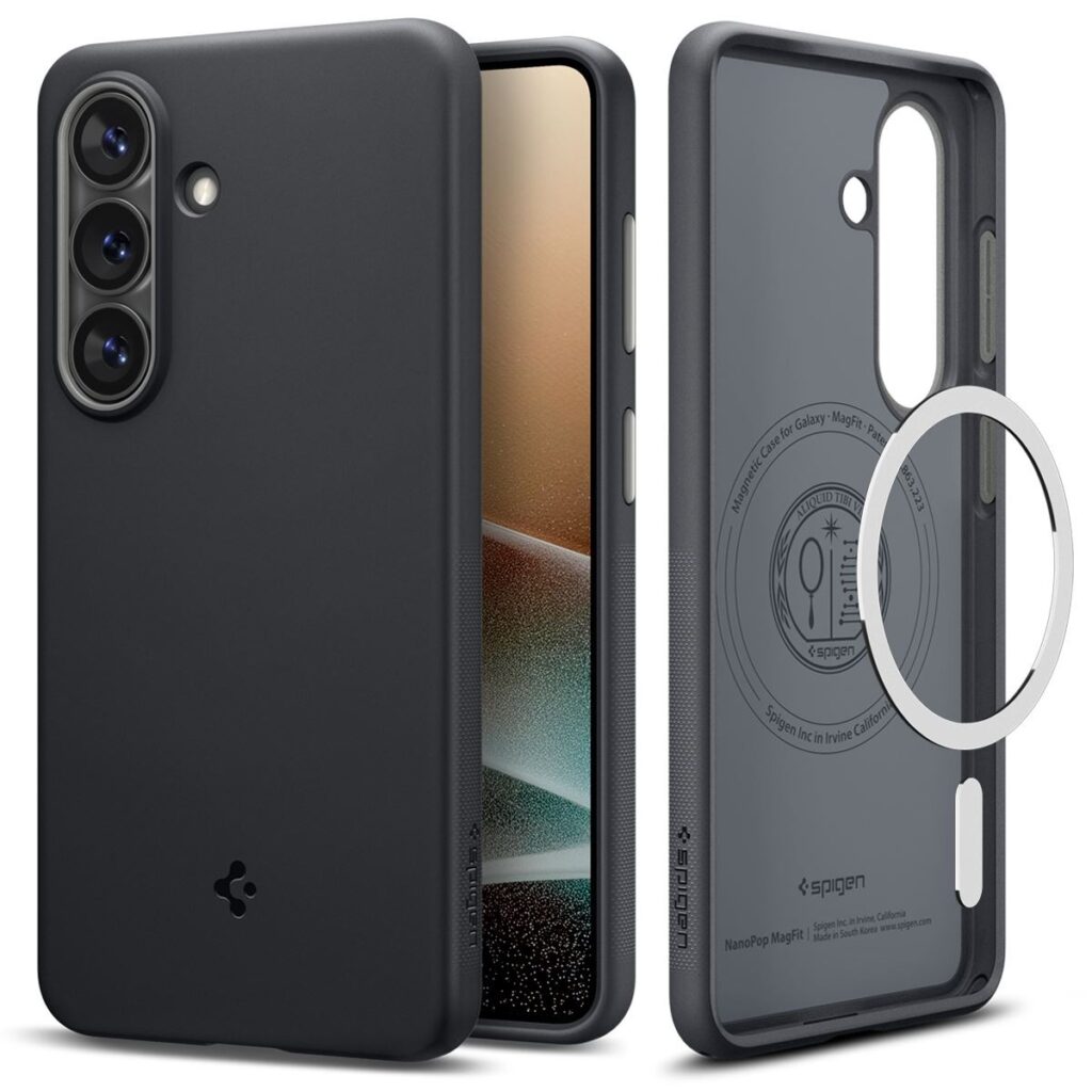 Kryt Spigen Caseology Nano Pop with MagSafe pro Samsung Galaxy S26 Black Sesame