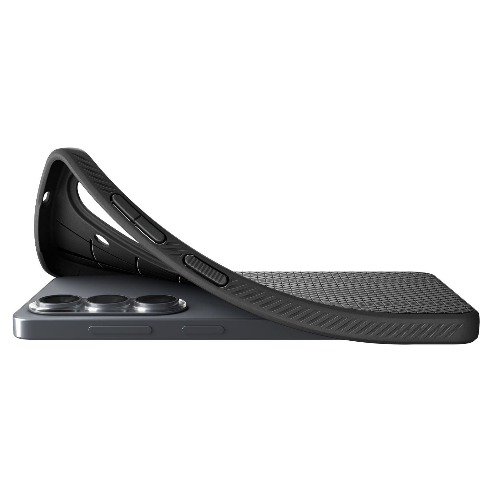 Kryt Spigen Liquid Air pro Samsung Galaxy S26 Plus Matte Black - Obrázek 6