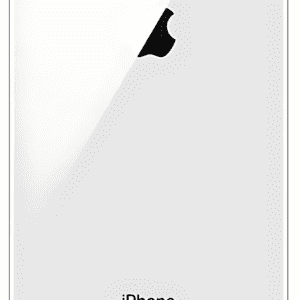 Apple iPhone XS Max Zadní sklo Stříbrná/Silver