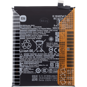 Baterie pro Poco M7 Pro 5G (2409FPCC4G, 2409FPCC4I) - BN5U 5110 mAh Originální kvalita - Service pack