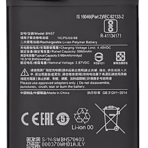 Baterie pro Poco X3 Pro (M2102J20SG, M2102J20SI) - BN57 5160 mAh Prémiová kvalita