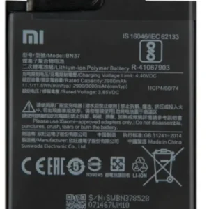 Baterie pro Xiaomi Redmi 6 (M1804C3DG) - BN37 3000 mAh Originální kvalita - Service pack