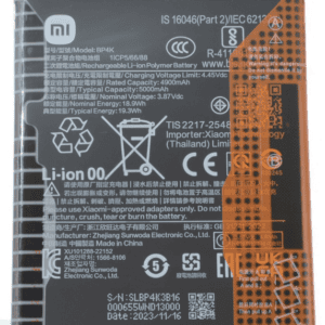 Baterie pro Xiaomi Redmi Note 12 Pro 5G (22101316G) - BP4K 5000 mAh Originální kvalita - Service pack