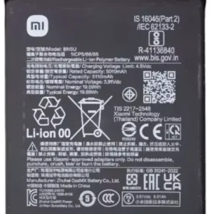 Baterie pro Xiaomi Redmi Note 14 5G (24094RAD4G) - BN5U 5110 mAh Originální kvalita - Service pack