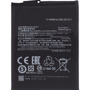 Baterie pro Xiaomi Redmi Note 9 (M2003J15SG) - BN54 5020mAh Prémiová kvalita