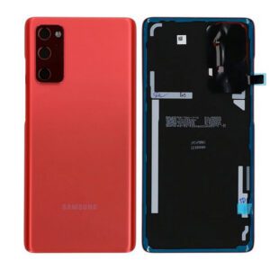 Samsung Galaxy S20 FE 5G (G781) Zadní kryt včetně sklíčka kamery Červená/Red - Service Pack