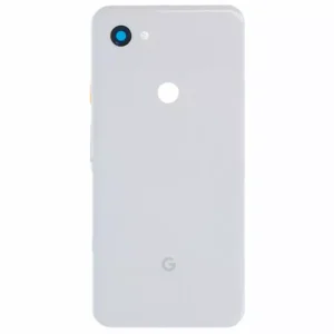 Google Pixel 3a (G020E, G020G) Zadní kryt + sklíčko kamery + tlačitka hlasit. bez otisku prstu Bílá/White