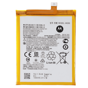 Baterie pro Motorola Moto G9 Plus (XT2087) - MG50 5000 mAh Originální kvalita - Service pack