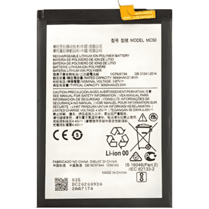 Baterie pro Motorola Moto G60 (XT2135) - MC50 6000 mAh Originální kvalita - Service pack