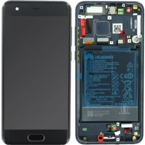 Honor 9 (STF-L09, STF-AL10) LCD displej + Dotyková Deska + Přední kryt Originální kvalita Černá/Black - Service pack