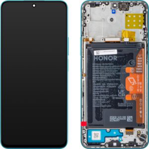 Honor 90 Lite (CRT-NX1) LCD displej + Dotyková Deska + Přední kryt Originální kvalita Modrá/Blue - Service pack