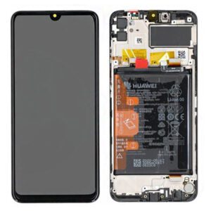 Honor 9A (MOA-LX9N, MOA-LX9) LCD displej + Dotyk + Přední kryt + Baterie, Prémiová kvalita Black