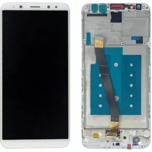 Huawei Mate 10 Lite (RNE-L21, RNE-L22, RNE-AL00) LCD displej + Dotyková Deska + Přední Kryt Bílá/White