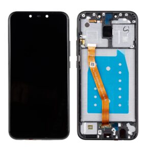 Huawei Mate 20 Lite (SNE-LX1, SNE-L21, SNE-AL00) LCD displej + Dotyková Deska + Přední Kryt Černý/Black