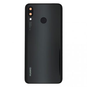 Huawei Nova 3 (PAR-LX1, PAR-AL00) Zadní sklo vč sklíčka kamery a otisku prstu Černá/Black - Service pack