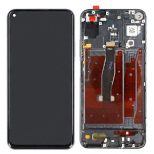 Huawei Nova 5T (YAL-L21, YAL-L61, YAL-L71) LCD displej + Dotyková Deska + Přední Kryt Černý/Black