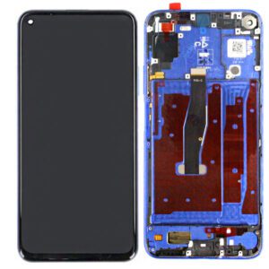 Huawei Nova 5T (YAL-L21, YAL-L61, YAL-L71) LCD displej + Dotyková Deska + Přední Kryt Modrá/Blue