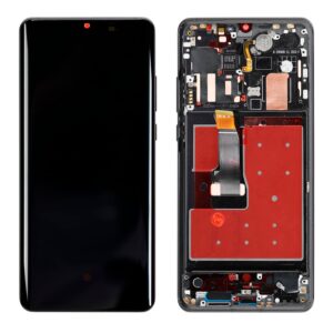 Huawei P30 PRO (VOG-L29, VOG-L09, VOG-AL00) LCD displej + Dotyková Deska + Přední kryt Originální kvalita Černá/Black - Service pack