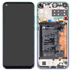 Huawei P40 Lite E (ART-L28, ART-L29) LCD displej + Dotyková Deska + Přední kryt Originální kvalita Modrá/Blue