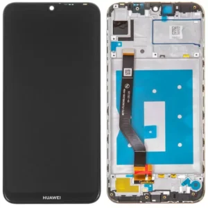 Huawei Y7 2019 (DUB-LX1, DUB-L21, DUB-LX3) LCD displej + Dotyková Deska + Přední Kryt Černá/Black