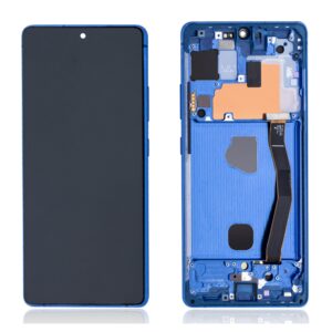 Samsung Galaxy S10 Lite (G770) LCD displej + Dotyk Modrá/Blue Originální kvalita - service pack