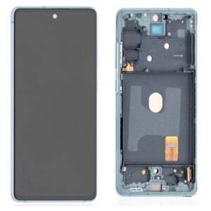 Samsung Galaxy S20 FE 5G (G781) LCD displej + Dotyková Deska + Přední kryt Originální kvalita Mátová/Mint - Service pack