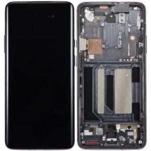OnePlus 7 Pro (GM1913, GM1917, GM1910) LCD displej + Dotyková Deska + Přední kryt Originální kvalita Černá/Black - Service pack