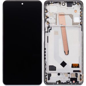 Poco F3 (M2012K11AG) LCD displej + Dotyková Deska + Přední kryt Originální kvalita Bílá/White - Service pack