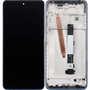 Poco X3 (MZB07Z0IN, MZB07Z1IN, MZB07Z2IN, MZB07Z3IN, MZB07Z4IN, MZB9965IN, M2007J20CI) LCD displej + Dotyk + Přední kryt Prémiová kvalita Blue