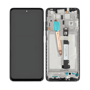 Poco X3 (MZB07Z0IN, MZB07Z1IN, MZB07Z2IN, MZB07Z3IN, MZB07Z4IN, MZB9965IN, M2007J20CI) LCD displej + Dotyk + Přední kryt Prémiová kvalita Gray