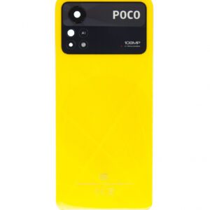Poco X4 Pro 5G (2201116PG) Zadní sklo + Sklíčko kamery Žlutá/Yellow
