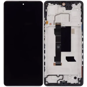 Poco X5 Pro (22101320G) LCD displej + Dotyková Deska + Přední kryt Originální kvalita Černá/Black - Service pack