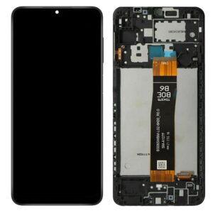 Samsung Galaxy A12 (A125) LCD displej + Dotyková Deska + Přední kryt Originální kvalita Černá/Black - Nacho - Verze 2 - Service pack