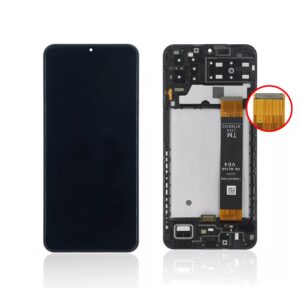 Samsung Galaxy A13 4G (A135) LCD displej + Dotyková Deska + Přední kryt Originální kvalita Černá/Black - Service pack