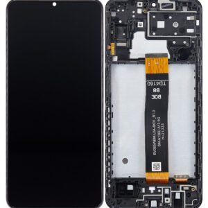 Samsung Galaxy A13 5G (A136) LCD displej + Dotyková Deska + Přední kryt Originální kvalita Černá/Black - Service pack