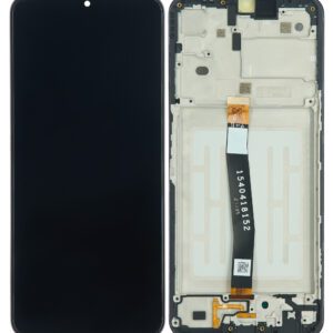 Samsung Galaxy A22 5G (A226) LCD displej + Dotyková Deska + Přední kryt Černá/Black Originální kvalita - Service pack